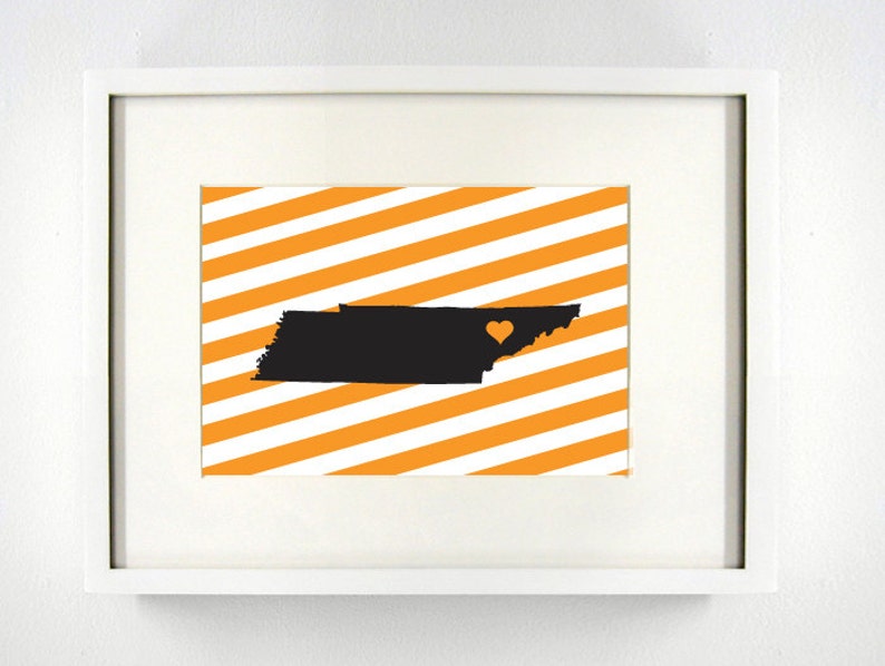 Knoxville Tennessee Landmark State Giclée Print 8x10 Etsy