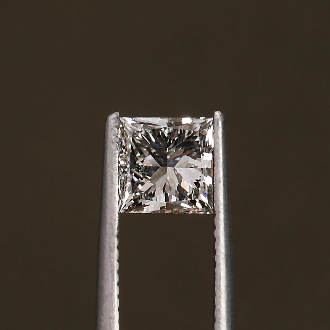 2.00ct F-VS1 プリンセスカットラボグロウンダイヤモンド 2カラットの 