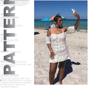 Crochet Swimsuit Pattern - Includes Plus Sizes, Crochet Pattern, Crochet Beach Pattern, Crochet Top Pattern, Plus Size Crochet, GuChet