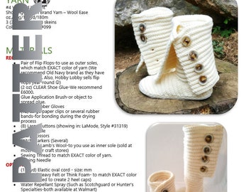 Crochet Boot Pattern, Crochet Shoe Pattern, Crochet Slipper