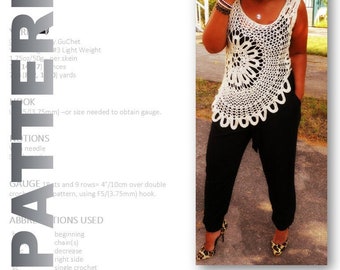 Crochet Top Pattern, Crochet Tank Top Pattern, Crochet Shirt Pattern, Plus Size Crochet, Crochet Top Pattern, Tank Top Crochet Pattern