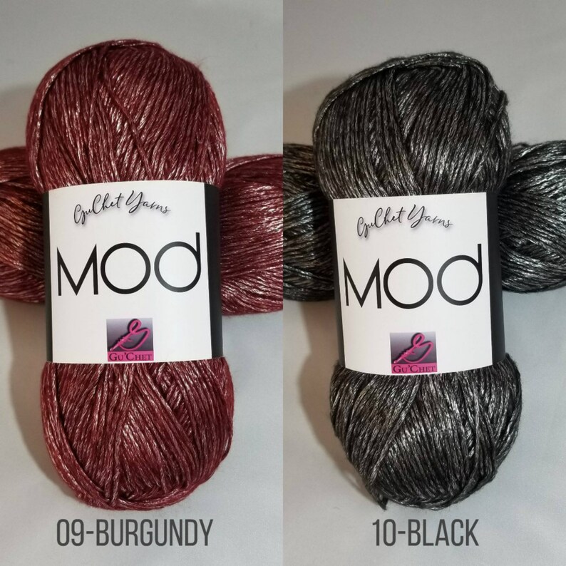 Wool Yarn Crochet Yarn GuChet Metallic Yarn Set 1 Ball of each 10 Colors Acrylic Yarn Gold Yarn MOD Knitting Yarn Silver Yarn