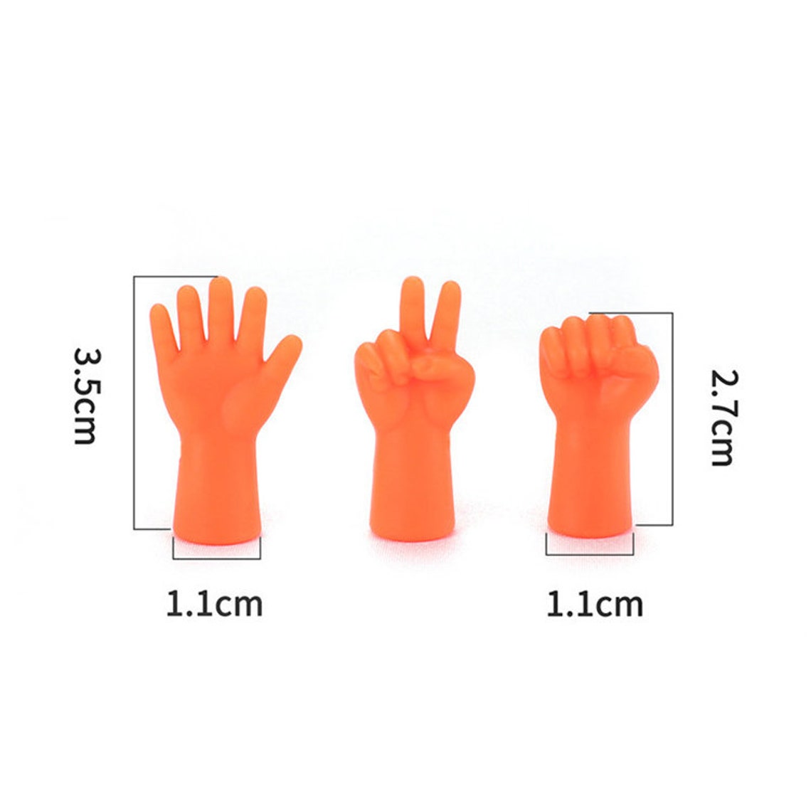 Knitting Needle End Protectors Hands pack of 6 Needle Tip Etsy