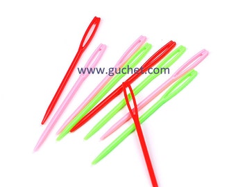 Yarn Needle, Large Eye Plastic Needle, Sewing Needle, Weaving Needle,  Darning Needle, Embroidery Needle, Safety Needle for Kids, Multicolor 