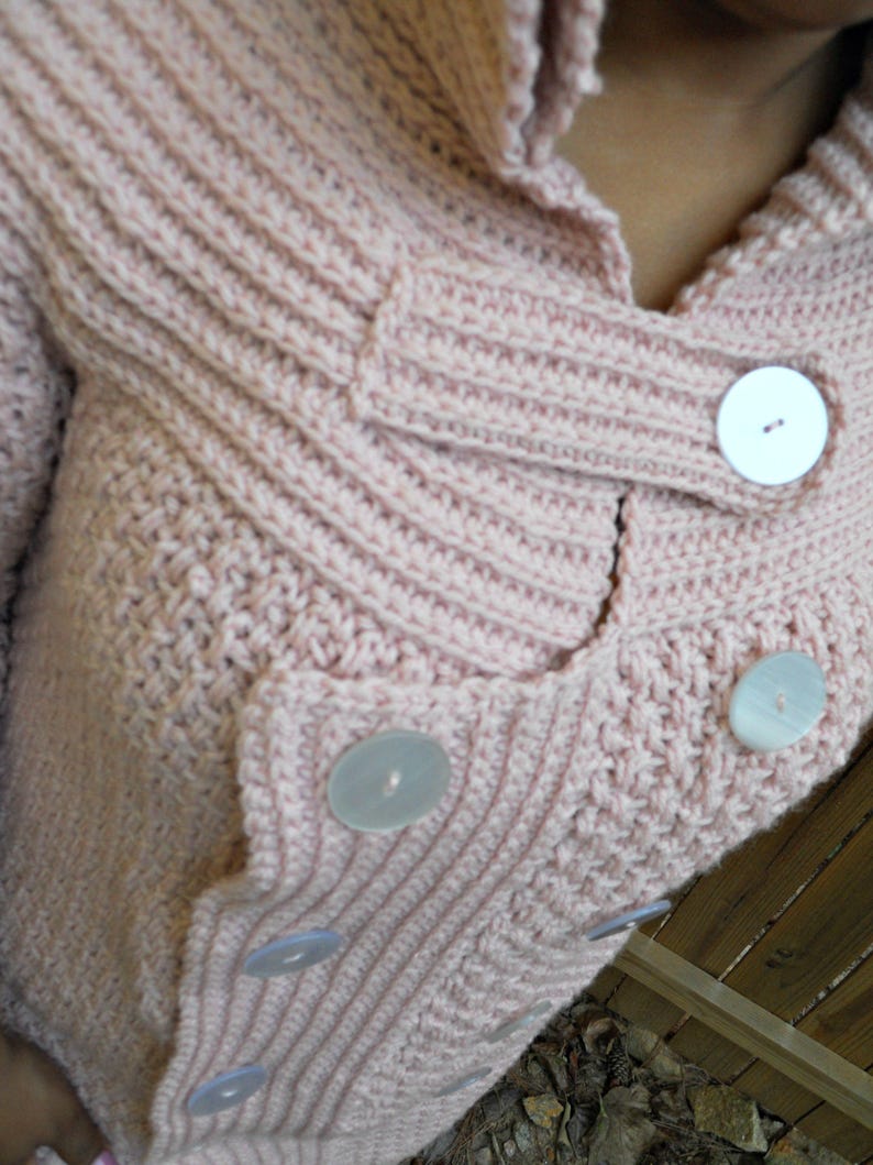 Crochet Coat Pattern Includes Plus Sizes Crochet Jacket Etsy