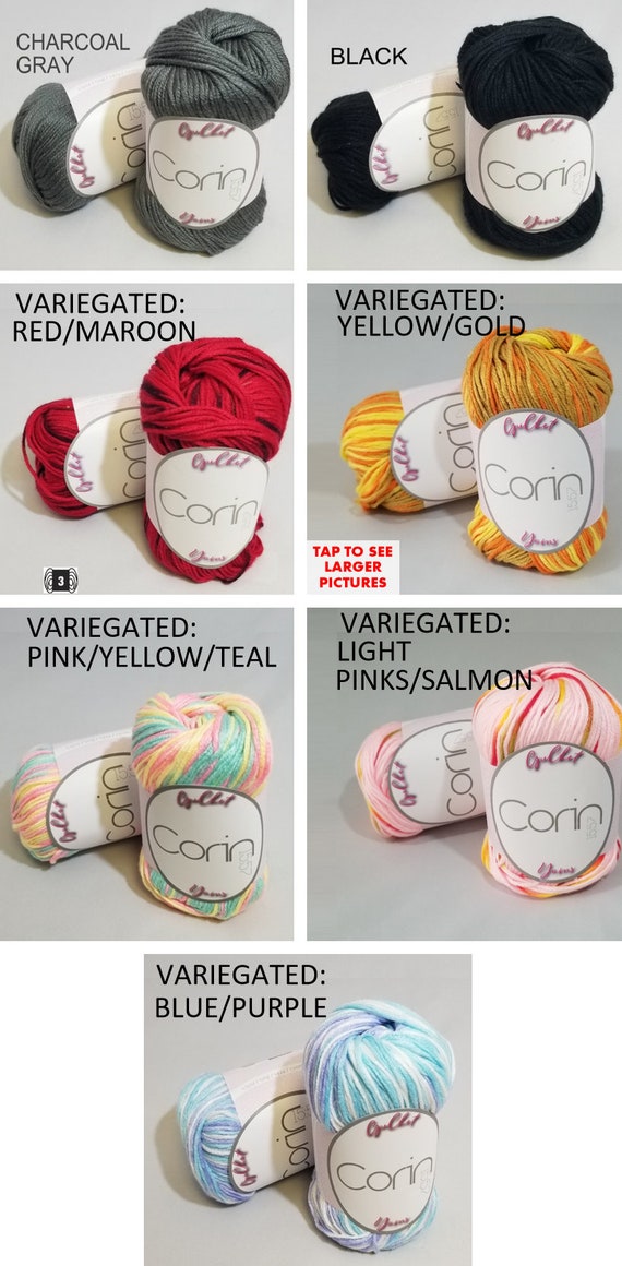 Yarn, Silk & Cashmere Blended Yarn, 3 DK Weight Yarn, Crochet Yarn,  Knitting Yarn, Cashmere Yarn, Soft Yarn, Weaving Yarn, Guchet, CORIN 
