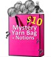 Mystery Yarn Bag (Includes Notions) - 10 Dollars - Yarn Grab Bag, Crochet Yarn, Knitting Yarn, Cotton yarn, Christmas gift for Crocheter 