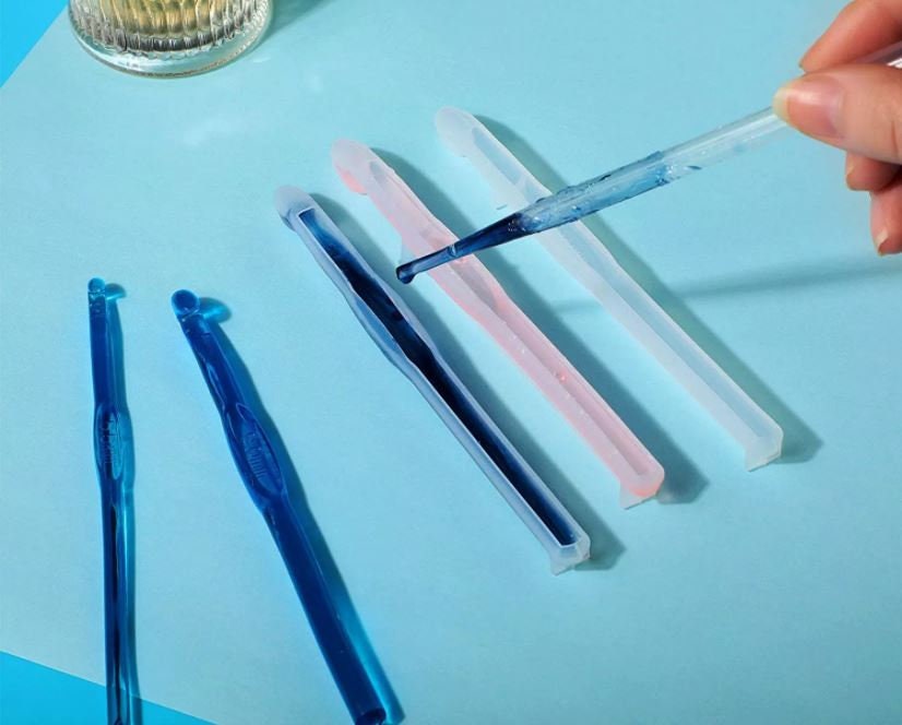 Crochet Hook Mold Set Includes 10 Sizes DIY Crochet Hooks Etsy