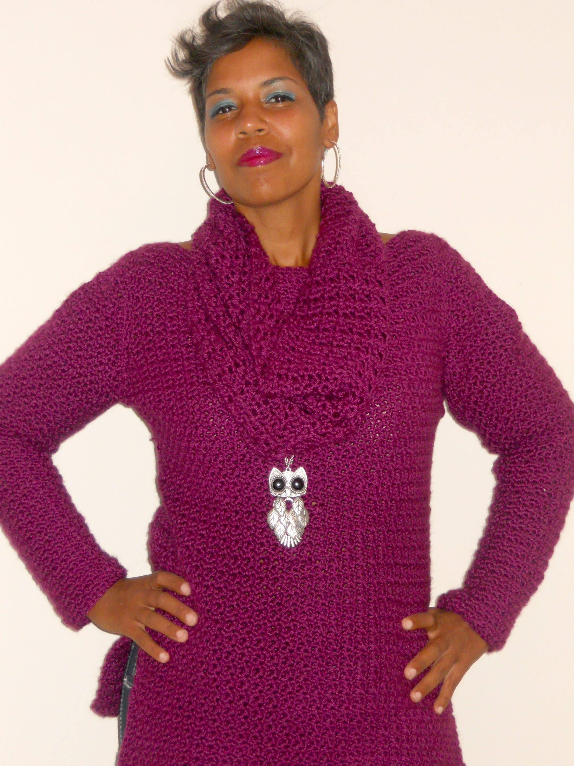 Crochet Sweater Pattern Crochet Top Pattern Plus Size