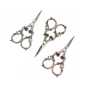 Scissors, Fancy Scissors, Embroidery scissors, Sewing scissors, Scissors for Seamstress, Gift for Crocheter, Gift for Knitter, FANCY SWIRL