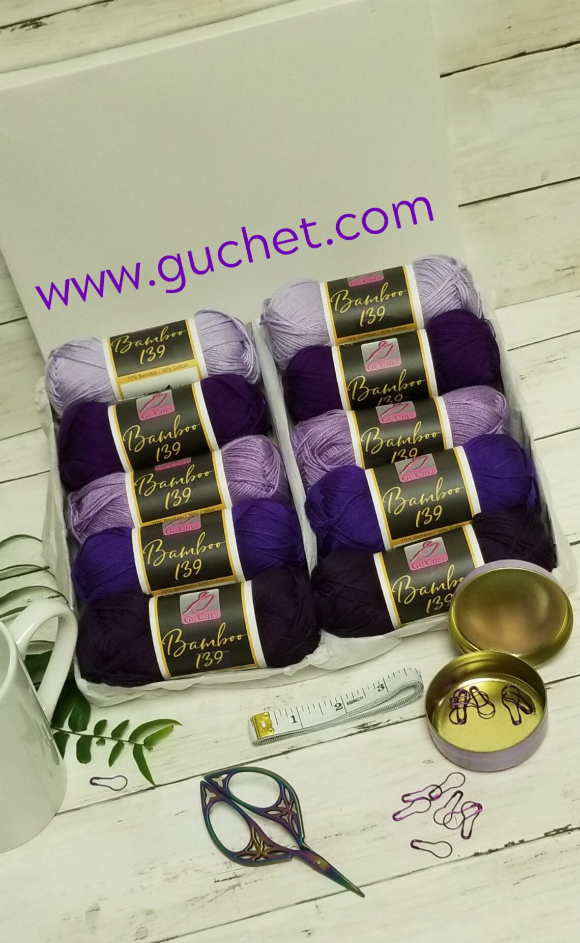 Yarn Free Shipping Yarn Gift Set Cotton Yarn Crochet Yarn Etsy