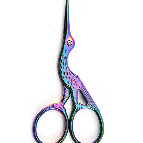 Stork scissors, Cutting scissors, Trimming scissors, Shear scissors, Embroidery scissors, Sewing scissors, Craft scissors, Guchet, Yarn