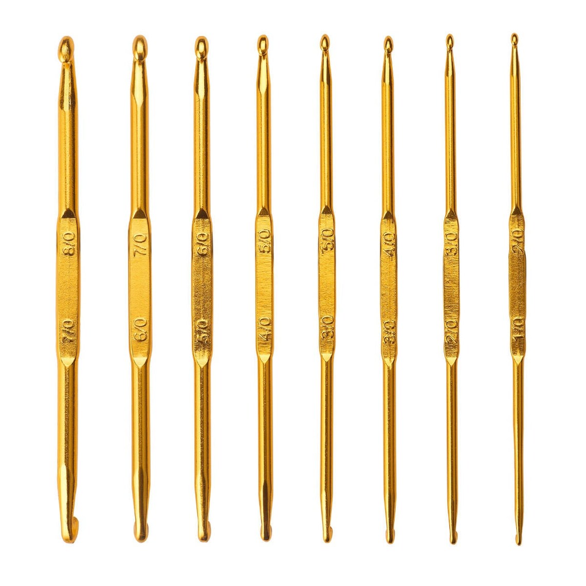 Double Ended Crochet Hooks Set Includes 8 Hooks 16 Sizes Etsy