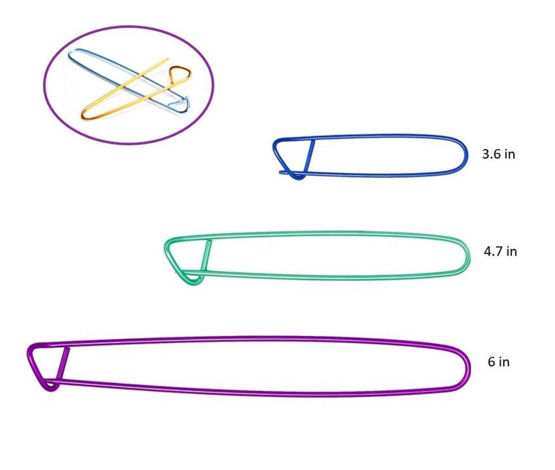 Knitting Stitch Holders 3 Pack Aluminum 3.6 Etsy