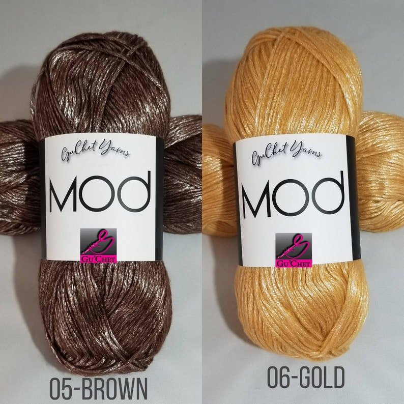 Wool Yarn Crochet Yarn GuChet Metallic Yarn Set 1 Ball of each 10 Colors Acrylic Yarn Gold Yarn MOD Knitting Yarn Silver Yarn
