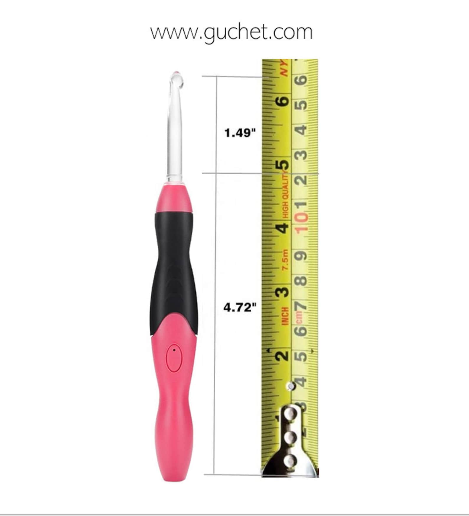 Light up Crochet Hook Set Includes 11 Pieces Rechargeable Etsy