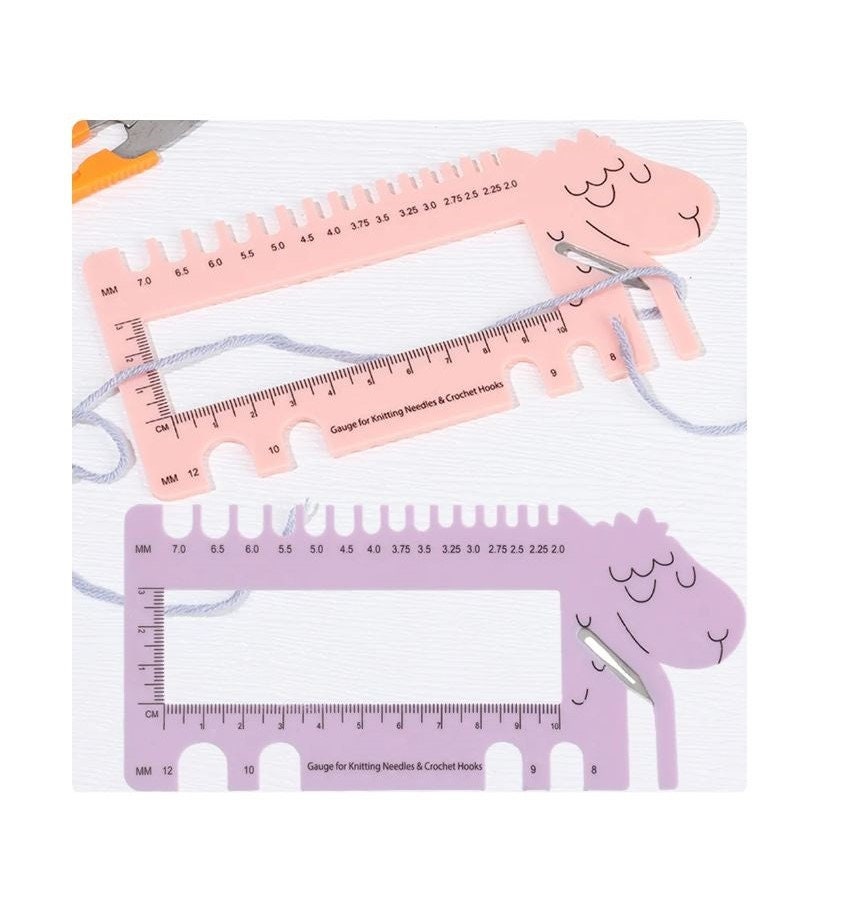 Knitter's Pride Elephant Needle Gauge and Yarn Cutter - Dream