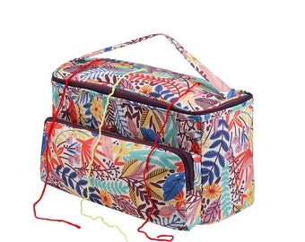Yarn Bag - Caboodle Style Yarn Bag, Craft Bag, Gift for Crocheter, Gift for Knitter Gift for Yarn Lover