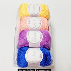 Yarn Gift Set - Silk/Cashmere Yarn &quot;BOTANICAL&quot; Yarn Lover, Cotton yarn, Gift for Her, Crocheting Yarn, Gift for Mom, Knitting Yarn GuChet