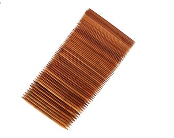 Double Pointed Knitting Needle Set -  Extra Long - Includes 18 pairs (72 pieces) - Sizes 2-10mm - 14 Inches Long - Bamboo Knitting Needles