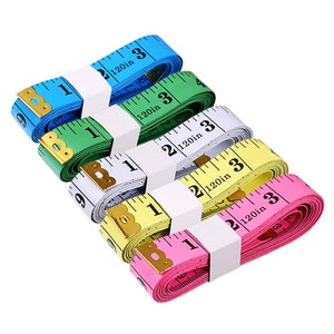 Tape Measure - Buy 1 or Set of 4 - 60&quot; Tape Measure, Sewing Tape Measure, Flexible Tape Measure, Crocheting, Knitting Tool, GuChet, Yarn