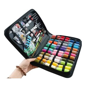 226 Piece Sewing Kit in black zip case by GuChet