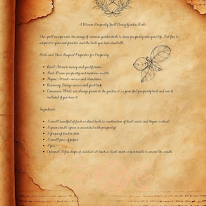 Wiccan Prosperity Spell | Digital Download for Wealth & Abundance Rituals