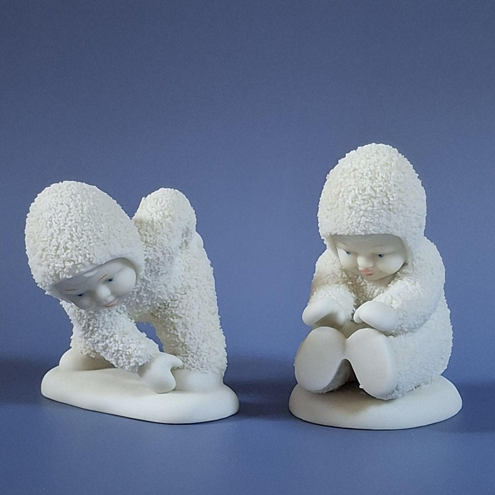 美品　babies スノーベイビーズ　 MINITURES Vintage Snow Baby Sugared Figure Ornament MCM 1960 1970