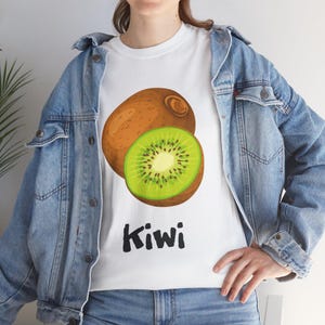 Kiwi Fruit Graphic T-Shirt: Funny Green Fruit Tee