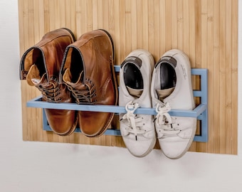 Minimalist Wall Shoe Shelf | Space-Saving Entryway Shoe Storage