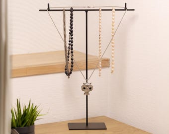 Metal Jewelry Stand, Necklace Holder, Modern Jewelry Organizer, Bracelet & Earring Display, Minimalist Vanity Storage