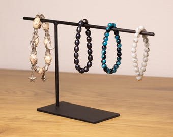 Modern Metal Jewelry Organizer - Watch Display Stand and Bracelet Rack