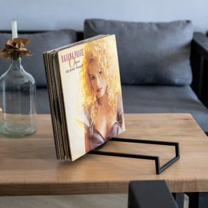 Display for Vinyl Records LP Record Display Modern Vinyl Record Display Holder Minimalistic Vinyl Storage Gift for Stylish Vinyl Collector