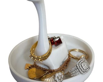 Ringosaurus Ring Holder – Dinosaur Jewelry Organizer – With Optional Tray