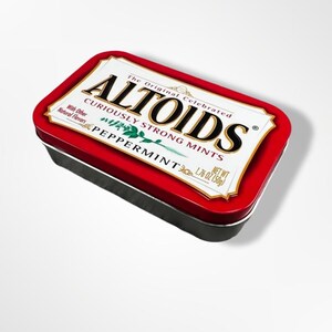 Altoid Tin Dice Insert | Divider Organizer for DnD & Pathfinder | Mini Dice Tray Holds 7 Dice | Black White Blue | Tin Not Included