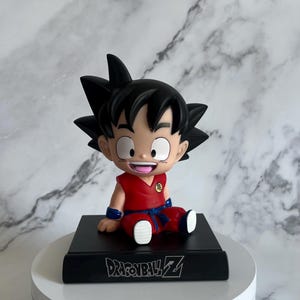 Dragon Ball Phone Holder Bobblehead Anime Figure Stand Desk