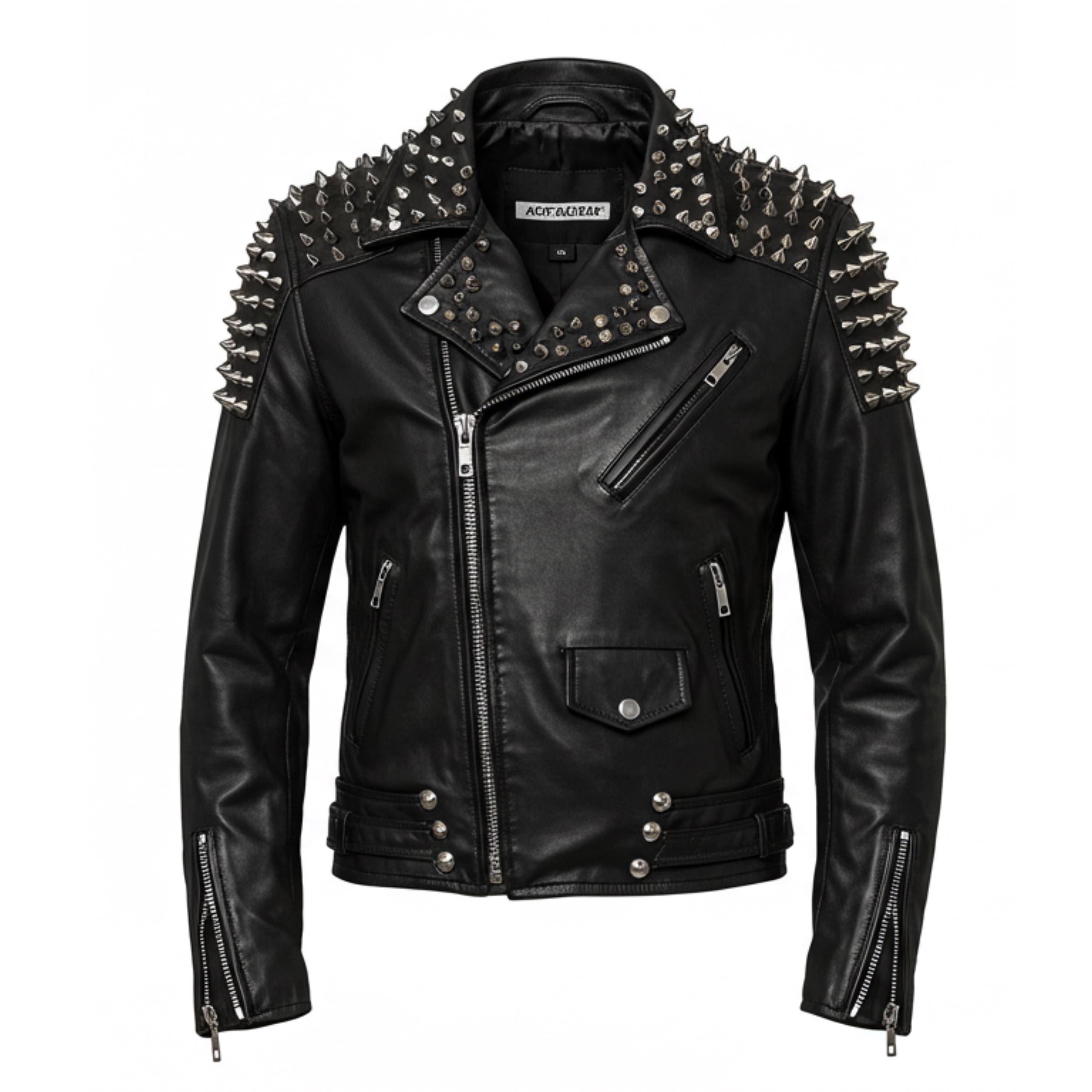 Metal leather jacket - Etsy 日本