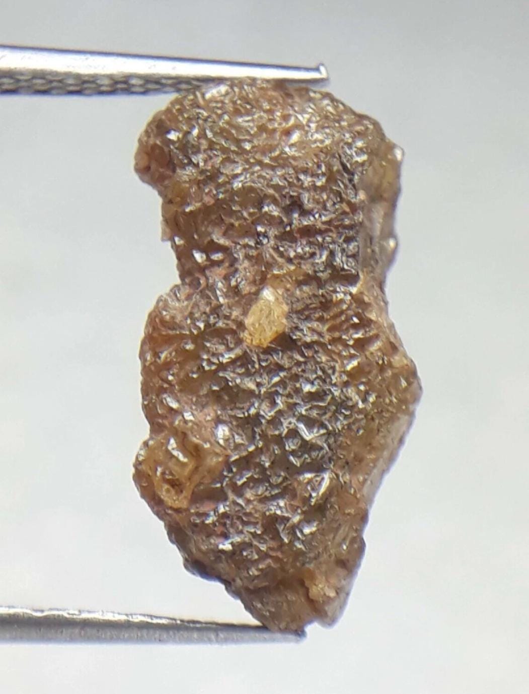 LOT DE 25,00 CTS DE POUDRE DE POUSSIÈRE DE DIAMANT BRUT BLANC NATUREL VÉRITABLE