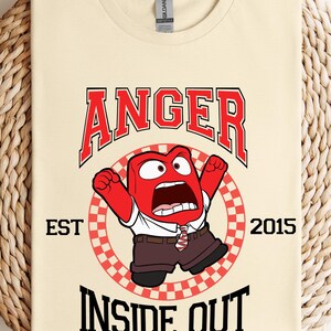 Inside Out Anger T-shirt, Disney Anger Character, Disneyland Trip Tshirt, Anger Tee, Disneyland T-shirt, Disney Birthday Gift, Inside Out