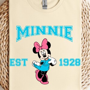ミッキーマウスミニーTシャツ、ディズニーミニーキャラクター、ディズニーランド旅行Tシャツ、ミニーマウスTシャツ、ディズニーランドTシャツ、ディズニー誕生日ギフト