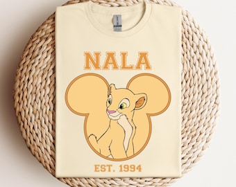 Lion King Nala T-shirt, Disney Nala Character, Disneyland Trip Tshirt, Nala Tee, Disneyland T-shirt, Disney Birthday Gift, Lion King Tee