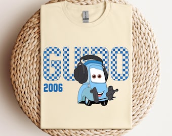 Lightning McQueen Guido T-shirt, Disney Guido Character, Disneyland Trip Tshirt, Guido Tee, Disneyland T-shirt, Disney Birthday Gift, Guido