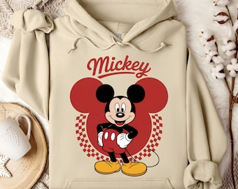 Mickey Mouse Hoodie, Disney Mickey Character, Disneyland Trip Sweatshirt, Mickey Mouse Hoodie, Disneyland Hoodie, Disney Birthday Gift,