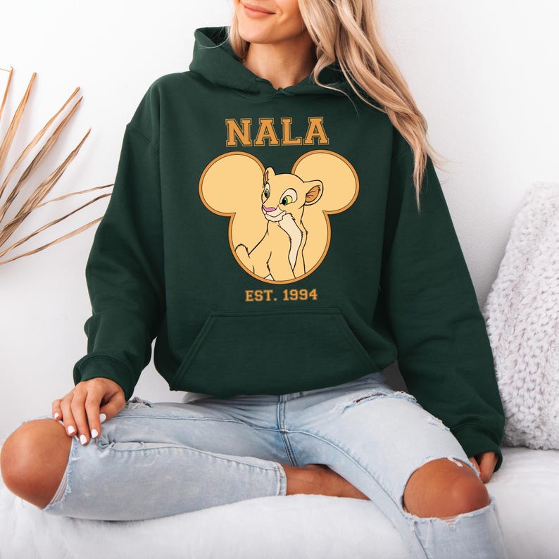 Lion King Nala Hoodie, Disney Nala Character, Disneyland Trip Sweatshirt, Nala Hoodie, Disneyland Hoodie, Disney Birthday Gift, Lion King Bild 3
