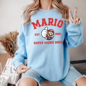 Super Mario Hoodie, Disney Mario Character, Disneyland Trip Sweatshirt, Mario Hoodie, Disneyland Hoodie, Disney Birthday Gift, Super Mario Bild 3