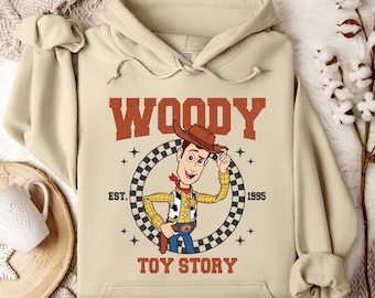 Toy Story Woody Character Hoodie, Disneyland Trip Sweatshirt