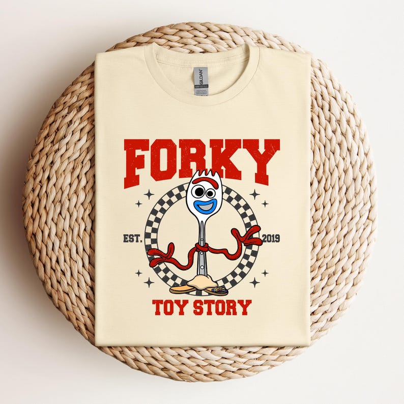 Toy Story Forky T-shirt, Disney Forky Character, Disneyland Trip Tshirt, Forky Tee, Disneyland T-shirt, Disney Birthday Gift, Toy Story Fork image 1