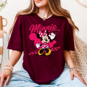 Mickey Mouse Minnie T-shirt, Disney Minnie Character, Disneyland Trip Tshirt, MInnie Mouse Tee, Disneyland T-shirt, Disney Birthday Gift immagine 3