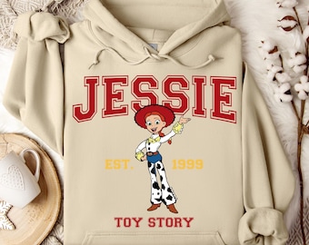 Toy Story Jessie Hoodie, Disney Jessie Character, Disneyland Trip Sweatshirt, Jessie Hoodie, Disneyland Hoodie, Disney Birthday Gift, Jessie