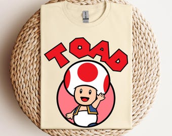 Super Mario Toad T-shirt, Disney Toad Character, Disneyland Trip Tshirt, Toad Tee, Disneyland T-shirt, Disney Birthday Gift, Super Mario